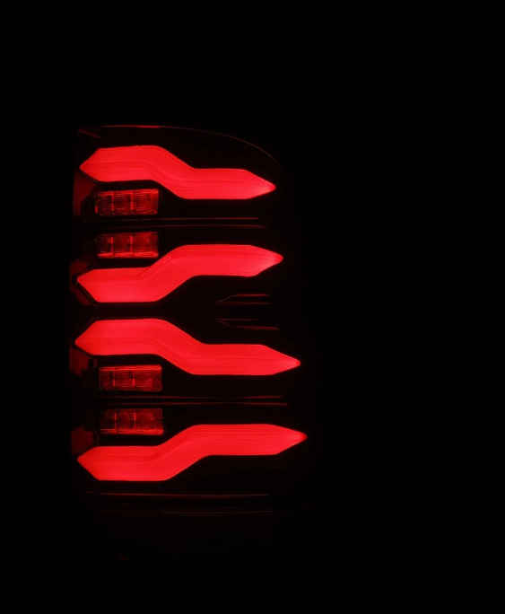 19-24 Ram 2500/3500 LUXX-Series LED Tail Lights Black-Red