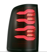 19-24 Ram 2500/3500 LUXX-Series LED Tail Lights Black-Red