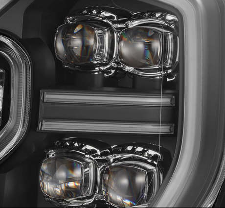 24-26 Ford Ranger / Ranger Raptor NOVA-Series LED Projector Headlights Black
