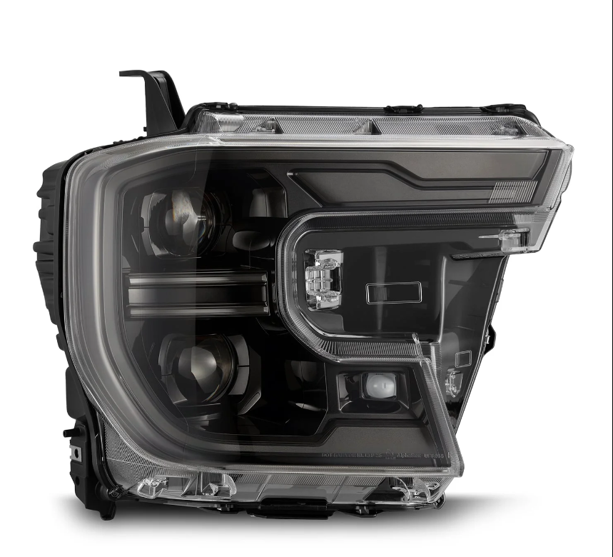 24-26 Ford Ranger / Ranger Raptor LUXX-Series LED Projector Headlights Alpha-Black