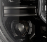 24-26 Ford Ranger / Ranger Raptor LUXX-Series LED Projector Headlights Alpha-Black