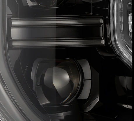 24-26 Ford Ranger / Ranger Raptor LUXX-Series LED Projector Headlights Alpha-Black