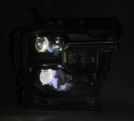 24-26 Ford Ranger / Ranger Raptor LUXX-Series LED Projector Headlights Alpha-Black