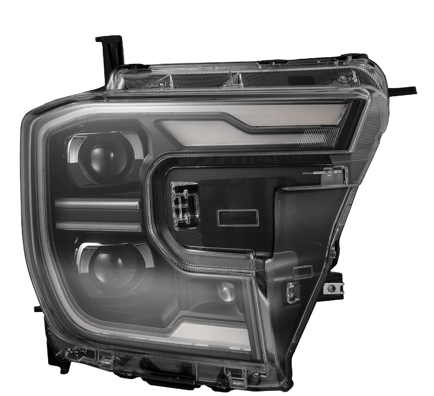 24-26 Ford Ranger / Ranger Raptor LUXX-Series LED Projector Headlights Black