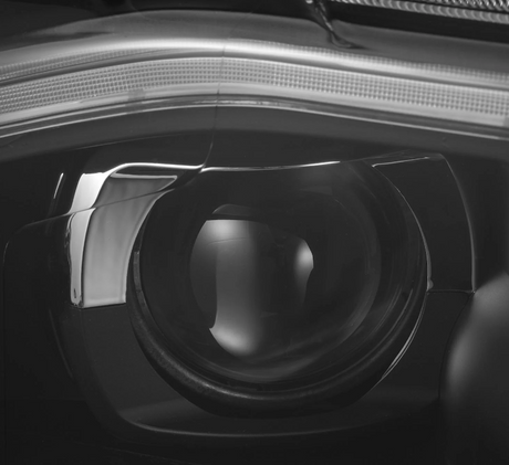 24-26 Ford Ranger / Ranger Raptor LUXX-Series LED Projector Headlights Black