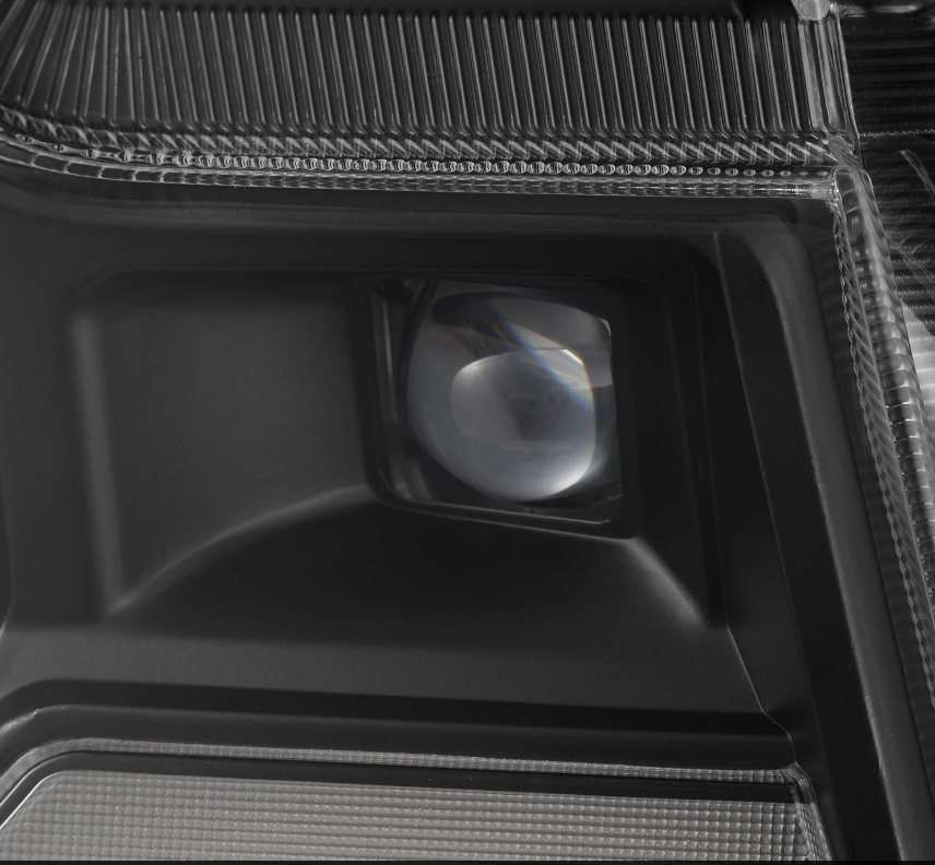 24-26 Ford Ranger / Ranger Raptor LUXX-Series LED Projector Headlights Black