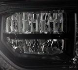 07-13 Toyota Tundra/08-17 Toyota Sequoia MK II LUXX-Series LED Crystal Headlights Alpha-Black (Without Level Adjuster) - On Backorder