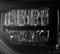 07-13 Toyota Tundra/08-17 Toyota Sequoia MK II LUXX-Series LED Crystal Headlights Alpha-Black (Without Level Adjuster) - On Backorder