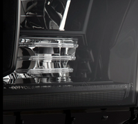 07-13 Toyota Tundra/08-17 Toyota Sequoia MK II LUXX-Series LED Crystal Headlights Alpha-Black (Without Level Adjuster) - On Backorder