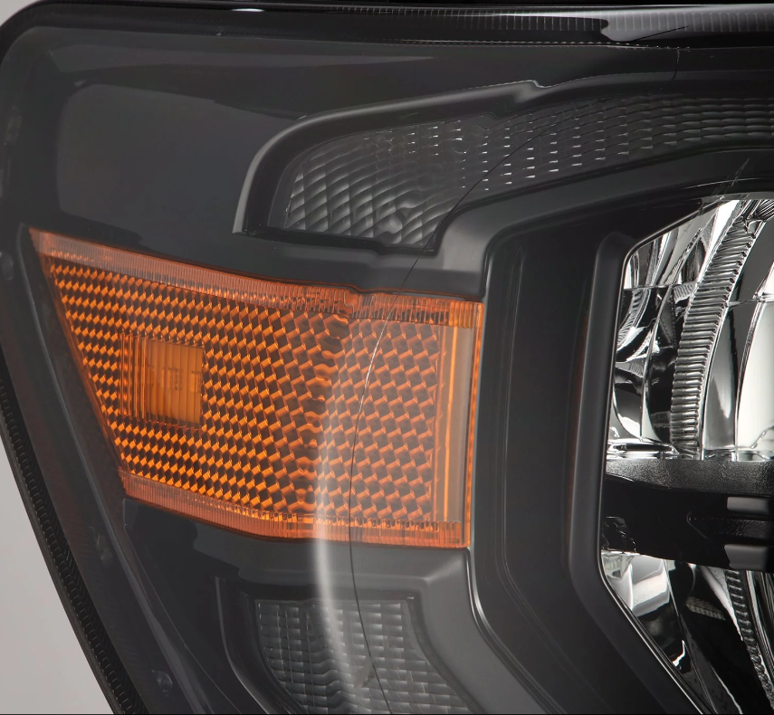 07-13 Toyota Tundra/08-17 Toyota Sequoia MK II LUXX-Series LED Crystal Headlights Alpha-Black (Without Level Adjuster) - On Backorder