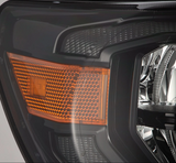 07-13 Toyota Tundra/08-17 Toyota Sequoia MK II LUXX-Series LED Crystal Headlights Alpha-Black (Without Level Adjuster) - On Backorder