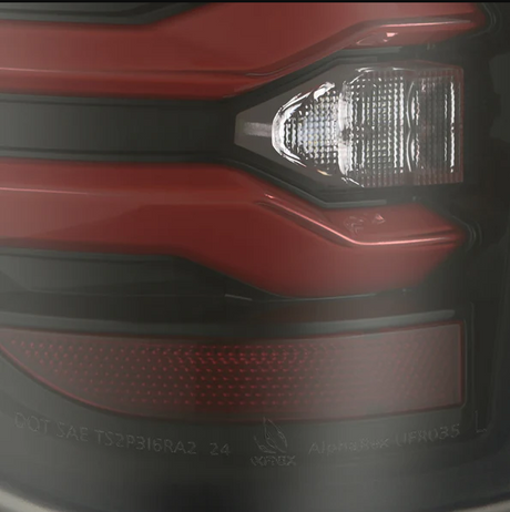 09-14 Ford F150 LUXX-Series LED Tail Lights Black-Red