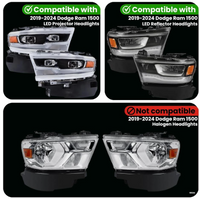 Dodge Ram 1500 Dynamic Headlight Adapter for LED Headlights (2019-2024)