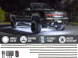 White LED Flexible Slimline Truck Underbody Lighting Kit