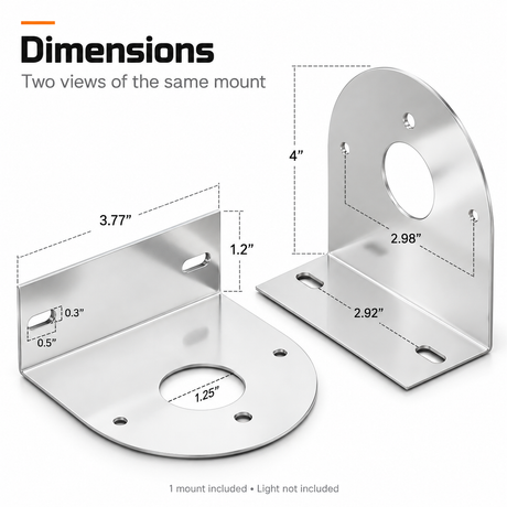 Watermelon Light L-Bracket Mount