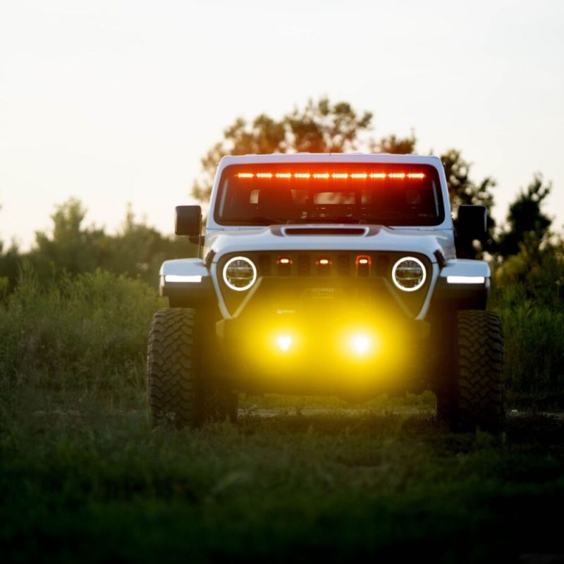 FLEX ERA® 3 Dual Mode SAE Fog LED Light Pods - 2-Light Master Kit - Jeep Aftermarket Bumpers