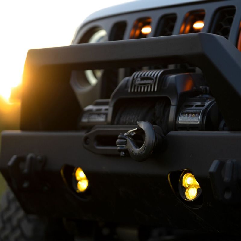 FLEX ERA® 3 Dual Mode SAE Fog LED Light Pods - 2-Light Master Kit - Jeep Aftermarket Bumpers