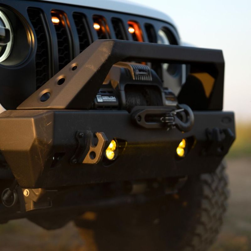 FLEX ERA® 3 Dual Mode SAE Fog LED Light Pods - 2-Light Master Kit - Jeep JK/JL/JT Steel Bumpers