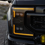 20-22 Ford Super Duty NOVA-Series LED Projector Headlights Black