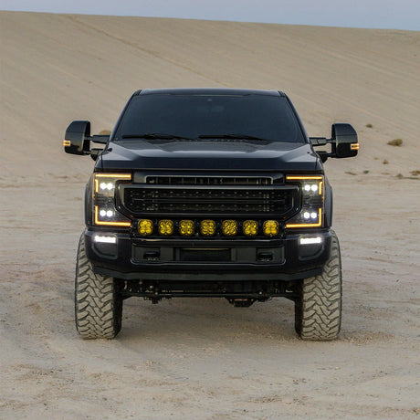 20-22 Ford Super Duty NOVA-Series LED Projector Headlights Black