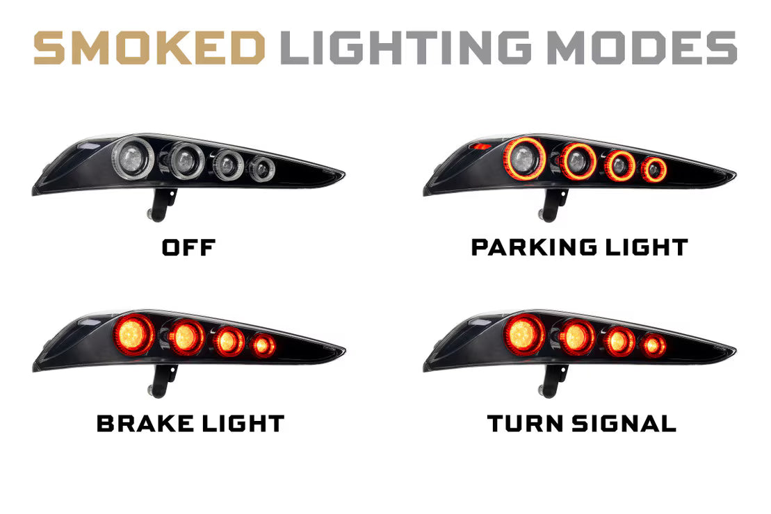 Toyota Supra (2020+) XB LED Tail Lights (Smoked)