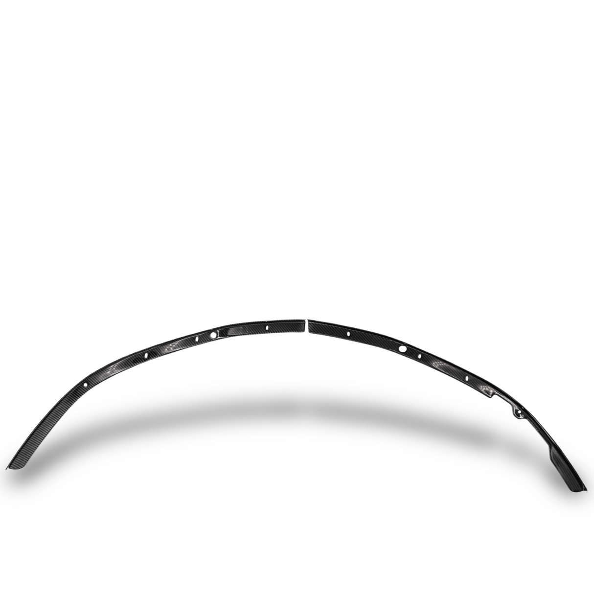 2016-2025 Chevy Camaro Front Bumper Upper Fascia Molding Gloss Carbon Fiber (Pair)