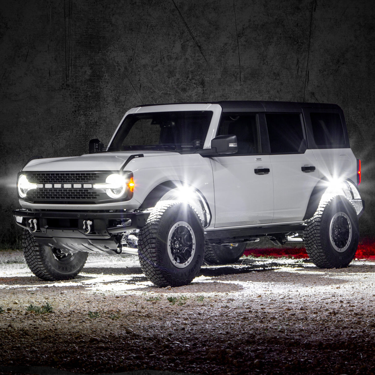 PURE WHITE ROCK LIGHT KIT FOR TRUCKS, JEEP, & BRONCO / XKGLOW