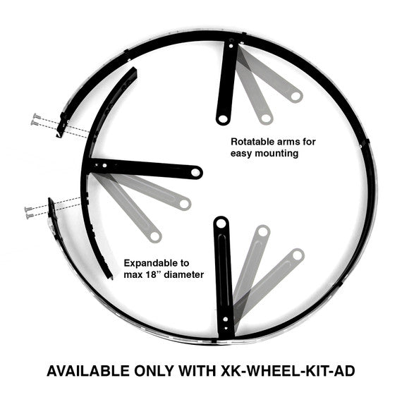 LED Wheel Ring Lights | XKchrome Smartphone App Controlled