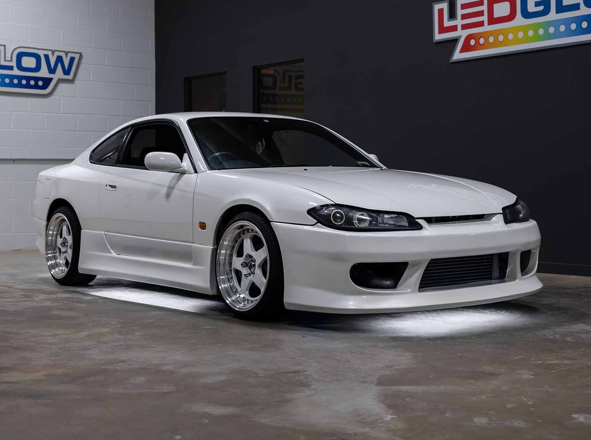White LED Flexible Slimline Car Underbody Lighting Kit
