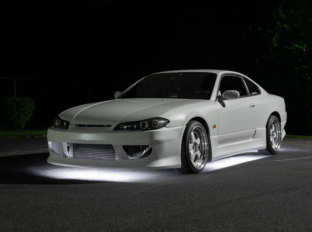 White LED Flexible Slimline Car Underbody Lighting Kit