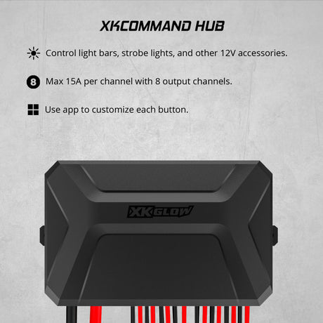XKcommand Switch Panel for Cybertruck | Off-road Light Controller | App-controlled