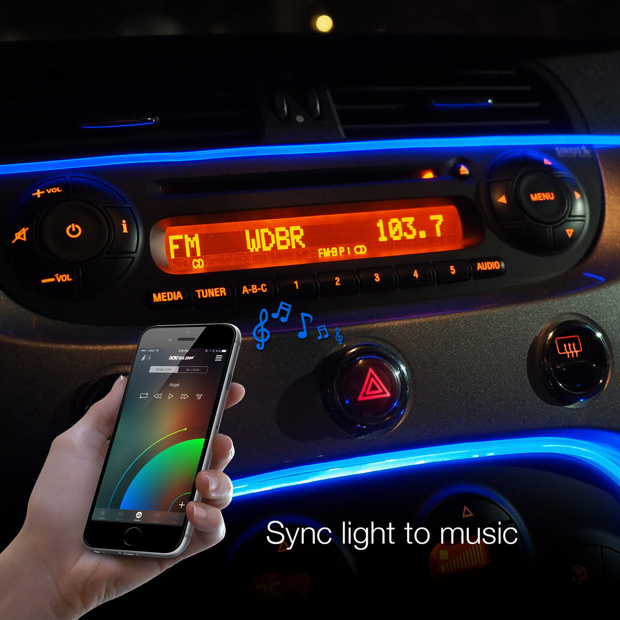 LED FIBER OPTIC KITS FOR CARS / XKCHROME SMARTPHONE APP