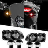 Front and Rear Mini Turnz LED Turn Signals for Motorcycles | XKGLOW