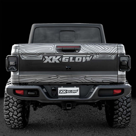LED Smoked Lens Tail Light Kit for Jeep Gladiator JT with Brake Turn Reverse