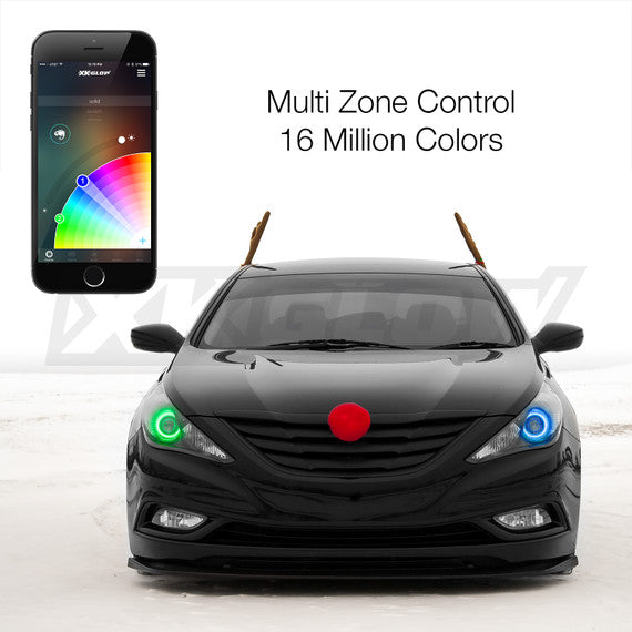 RGB Halo Kit for Headlights | XKchrome Smartphone App