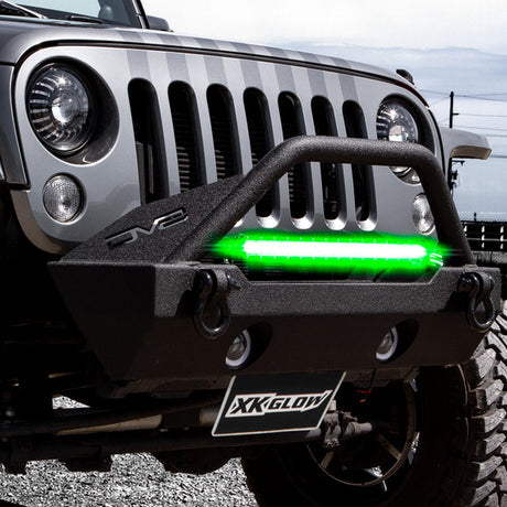 2-in-1 LED Light Bar | White & Green