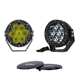 2pc 5in 30W Flood Beam Offroad Round Work Light Kit