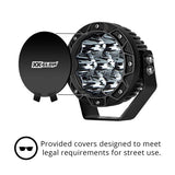 2pc 5in 30W Flood Beam Offroad Round Work Light Kit