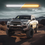 Universal Switchback LED Grill Light Bar | Animated Startup & Sequential Turn Signals