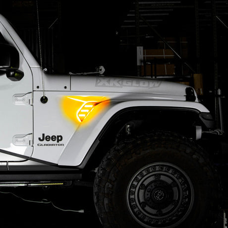 RGB+Amber Fender Vent Light For JEEP | XKCHROME SMARTPHONE APP