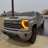 COMPLETE Amber Override Bundle - Silverado HD 24-25 [DRL + Cab + Mirror Combo]