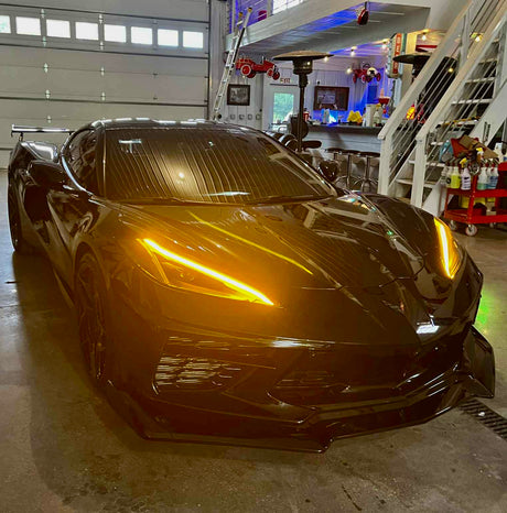 Daytime Amber DRL Override Kit for 2020-2026 C8 Corvette