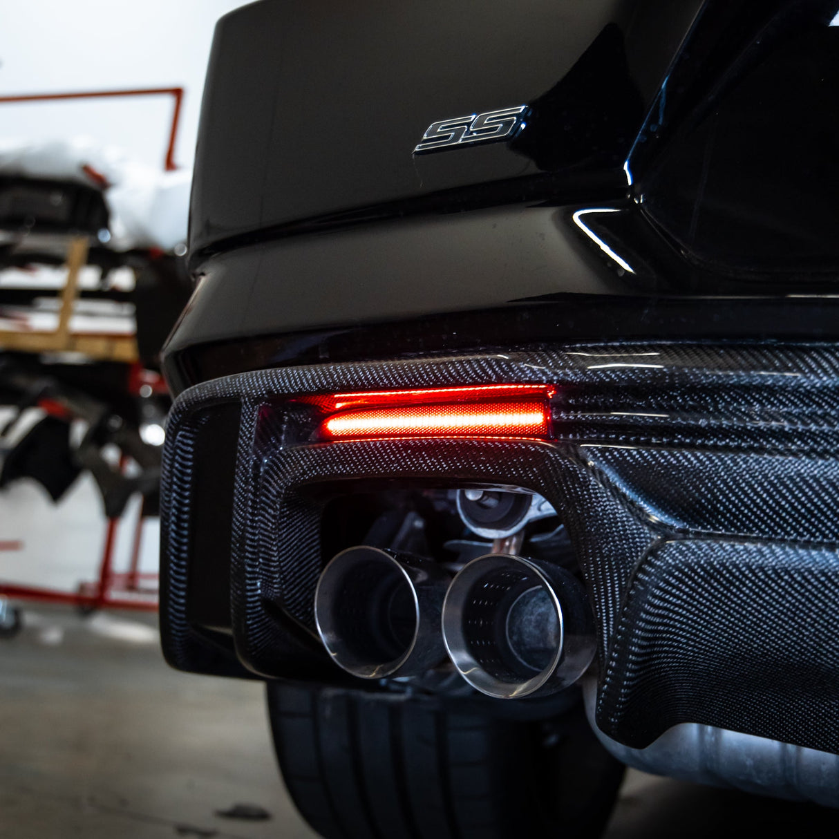 2016-2025 Chevy Camaro Diffuser Clear LED Rear Reflectors (Pair)