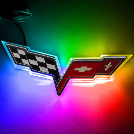 2005-2013 CHEVROLET C6 CORVETTE ILLUMINATED EMBLEM
