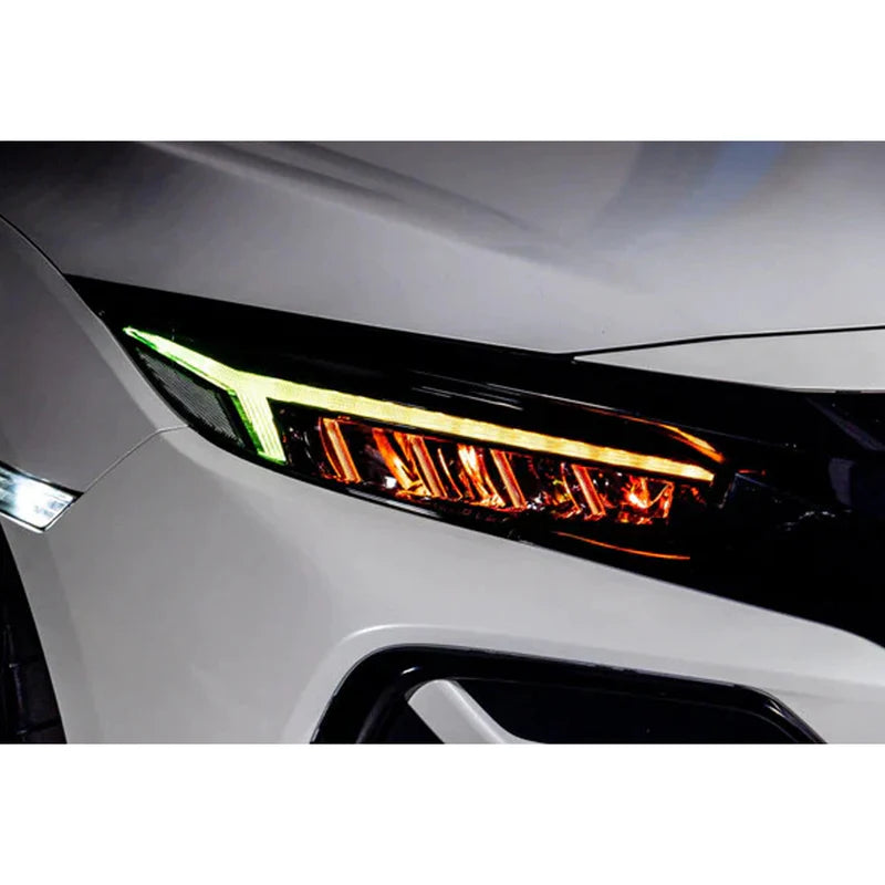 Honda Civic: Multicolor Flow Series Headlights (2016-2021)