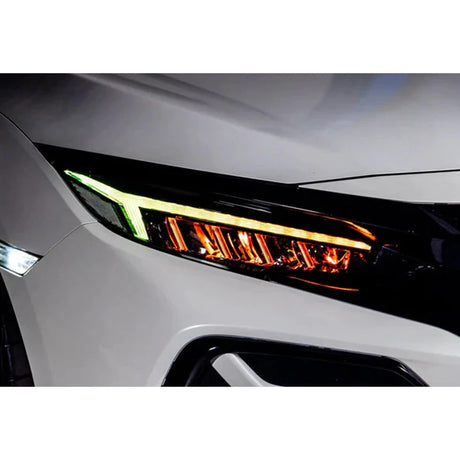 Honda Civic: Multicolor Flow Series Headlights (2016-2021)