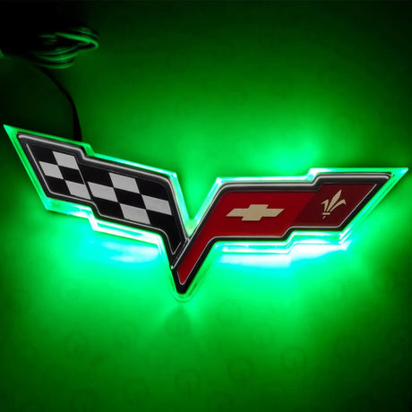 2005-2013 CHEVROLET C6 CORVETTE ILLUMINATED EMBLEM