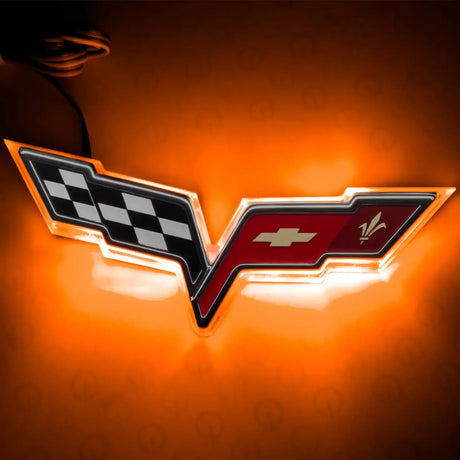 2005-2013 CHEVROLET C6 CORVETTE ILLUMINATED EMBLEM