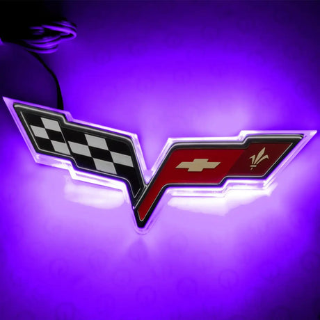 2005-2013 CHEVROLET C6 CORVETTE ILLUMINATED EMBLEM