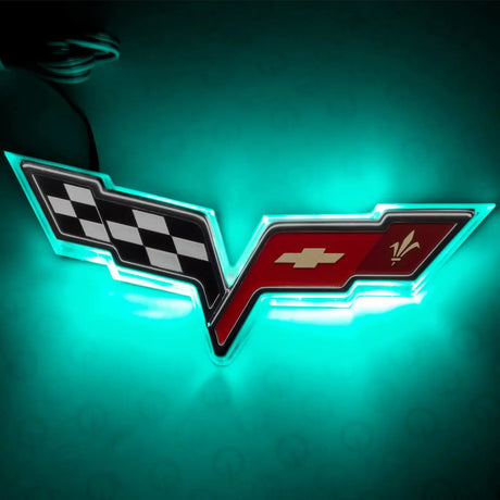 2005-2013 CHEVROLET C6 CORVETTE ILLUMINATED EMBLEM